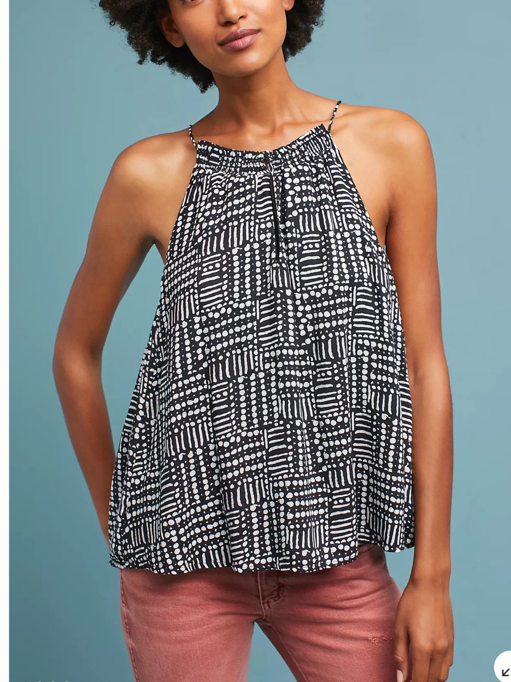 Anthropologie Splendid Printed Halter Tank Small